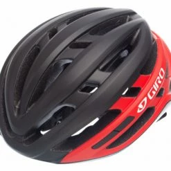 Casque Giro Agilis Mips Noir Mat / Rouge Jaune / Fluo