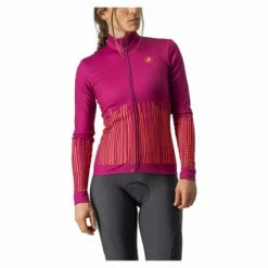 Maillot Castelli Sorpresa Magenta / Orange Femme