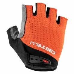 Paire De Gants Court Castelli Entrata V Rouge