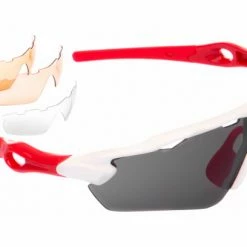 Paire De Lunettes Neatt Blanc Rouge - 4 Écrans