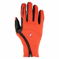 Paire De Gants Hiver Castelli Mortirolo Orange