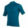 Maillot Manches Courtes Endura Pro SL II Bleu Turquoise