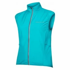 Veste Coupe Vent Sans Manches Femme Pakagilet Endura Bleu Pacifique
