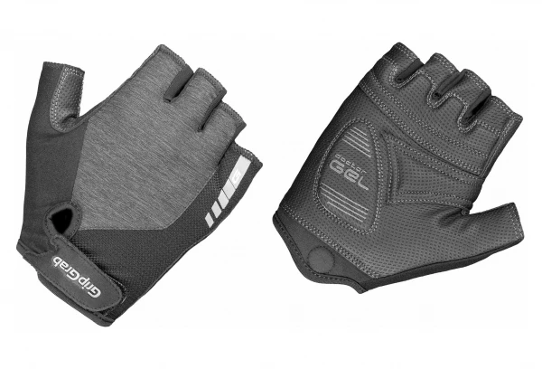 Paire De Gants Courts Femme GripGrab ProGel Noir Gris Gris / Noir