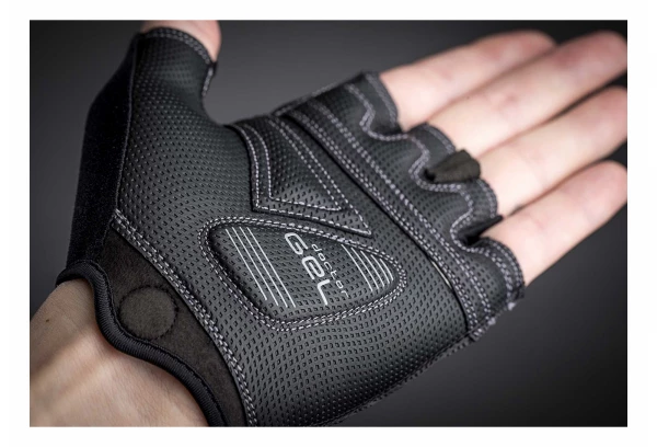 Paire De Gants Courts Femme GripGrab ProGel Noir Gris Gris / Noir – Image 2