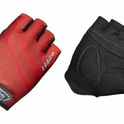 Paire De Gants Courts GripGrab Rouleur Rouge Noir Rouge / Noir