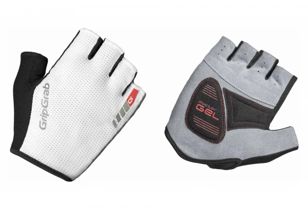 Paire De Gants Courts GripGrab EasyRider Blanc Blanc / Noir