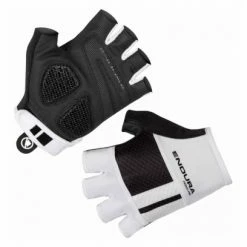 Paire De Gants Courts Femme Endura FS260-Pro Aerogel II Blanc Noir Blanc / Noir