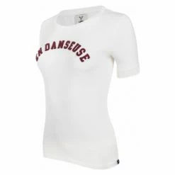 T-Shirt Manches Courtes Femme LeBram En Danseuse Blanc Marshmallow