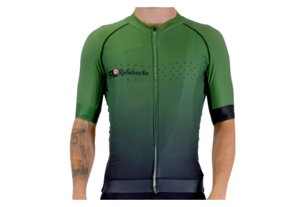 Maillot Manches Courtes Rafa'l Glitter Khaki / Noir