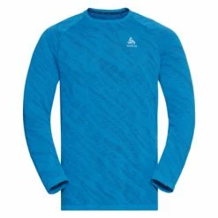 Maillot Manches Longues Odlo Blackcomb Light Bleu