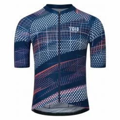 Maillot Manches Courtes Void Abstract Bleu