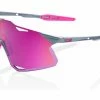 Paire De Lunettes 100% Hypercraft Tokyo Night Gris / Violet Multilayer Mirror