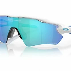 Lunettes Oakley RADAR EV XS Matte White Prizm Sapphire / Réf : OJ9001-2631 Noir / Rouge / Rouge
