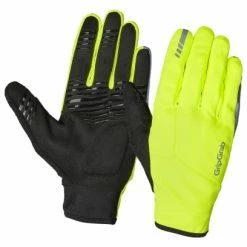 Gants Longs GripGrab Hurricane 2 Windproof Jaune Jaune / Noir