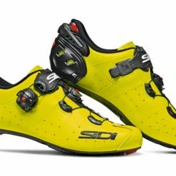 Produit Reconditionné - Chaussures Route Sidi Wire 2 Carbon Jaune Fluo Blanc
