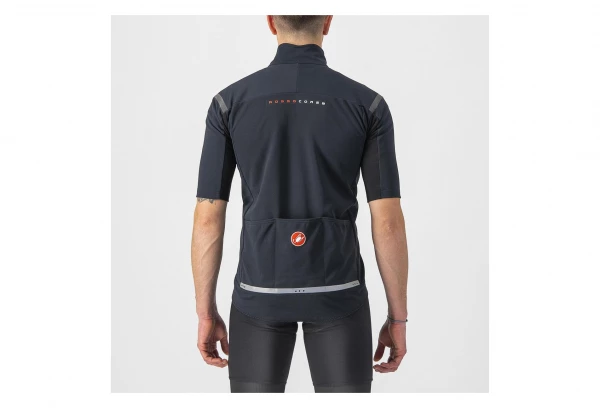 Maillot Manches Courtes Gabba Castelli RoS 2 Noir/noir Reflex – Image 2