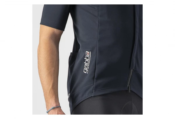 Maillot Manches Courtes Gabba Castelli RoS 2 Noir/noir Reflex – Image 4