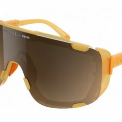 Lunettes Poc Devour Orange Translucent / Brown Silver Mirror Translucide