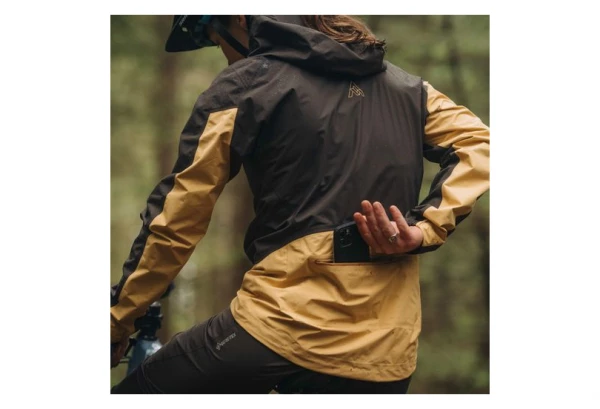 Veste Femme 7Mesh Copilot Marron / Jaune Elk – Image 8