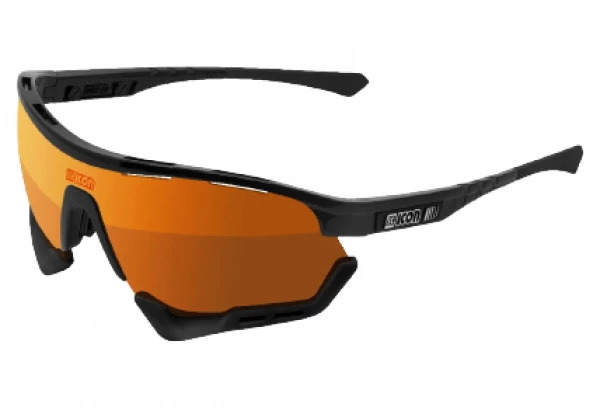 Lunettes SCICON Aerotech XXL Noir Brillant / Rouge Miroir – Image 7