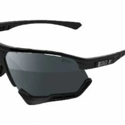 Lunettes SCICON Aerocomfort XL Noir Brillant / Gris Miroir