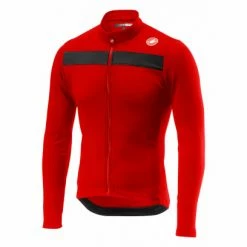 Maillot Manches Longues Castelli Puro 3 Rouge