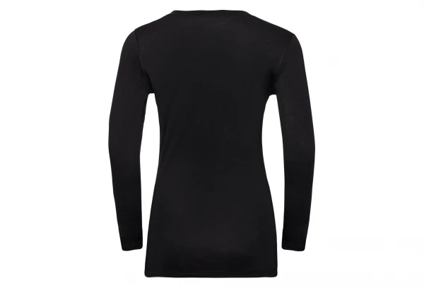 Maillot Manches Longues Odlo Merino 130 Noir Femme – Image 2