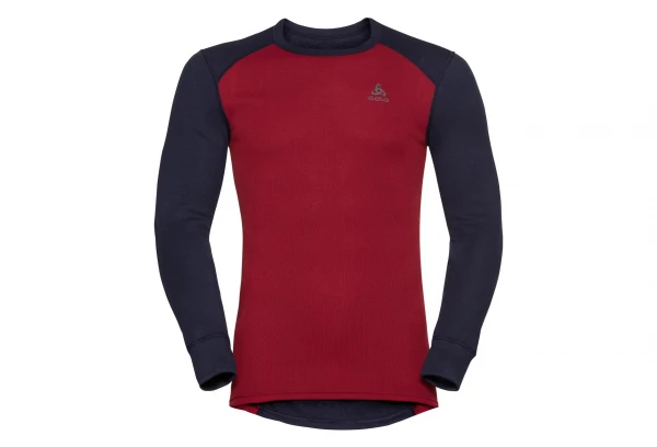 Ensemble Pull / Bas Odlo Active Warm Eco Set Rouge Bleu / Noir â Image 2