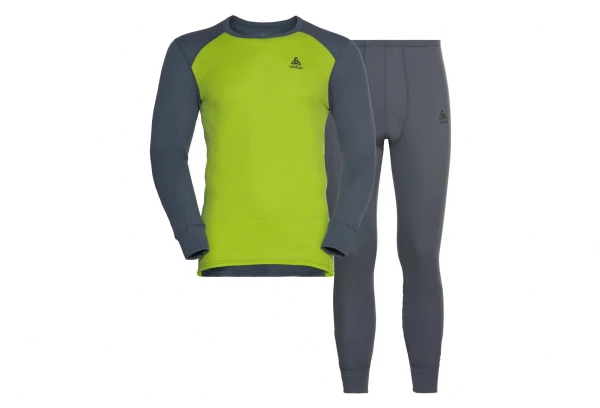 Ensemble Pull / Bas Odlo Active Warm Eco Set Rouge Bleu / Noir â Image 6