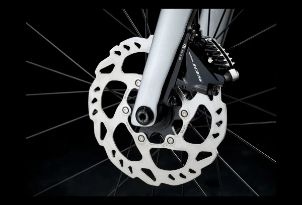 Vélo De Route Trek Emonda SL 5 Disc Shimano 105 11V Lithium Quicksilver/Brushed Chrome 2022 – Image 4