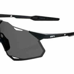 Lunettes 100% Hypercraft XS Noir Mat - Verres Fumés Gris Noir / Miroir