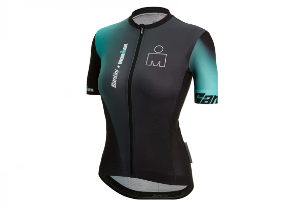 Maillot Manches Courtes Femme Santini X IronMan Ikaika Vert/Noir – Image 2