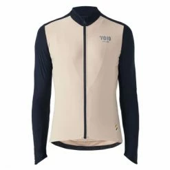 Maillot Manches Longues Void Yoke Zip Beige Sable