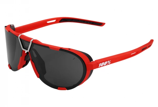 Lunettes De Soleil 100% Westcraft Soft Tact Blanc - Verres Miroir Bleu Noir / Noir – Image 10