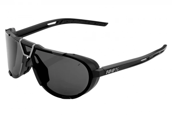 Lunettes De Soleil 100% Westcraft Soft Tact Noir - Verres Miroir Noir Noir / Noir
