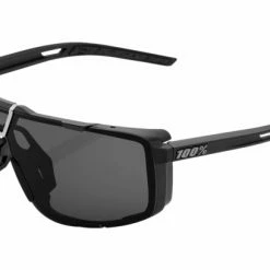 Lunettes De Soleil 100% Eastcraft - Matte Noir - Verres Smoke Gris Gris / Or