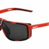 Lunettes De Soleil 100% Eastcraft - Soft Tact Rouge - Verres Miroir Noir Rouge / Noir