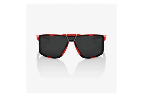 Lunettes De Soleil 100% Eastcraft - Soft Tact Rouge - Verres Miroir Noir Rouge / Noir – Image 2