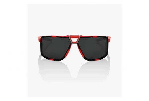 Lunettes De Soleil 100% Eastcraft - Soft Tact Rouge - Verres Miroir Noir Rouge / Noir – Image 4