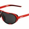 Lunettes De Soleil 100% Westcraft Soft Tact Rouge - Verres Miroir Noir Blanc / Bleu