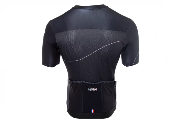Maillot Manches Courtes LeBram Roseland Noir Coupe Ajustée Bleu – Image 3