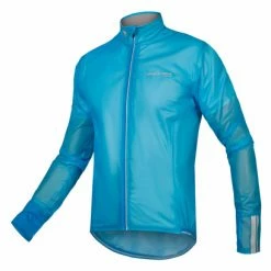 Veste Imperméable Endura FS260-Pro Adrenaline Race Cape II Bleu Fluo
