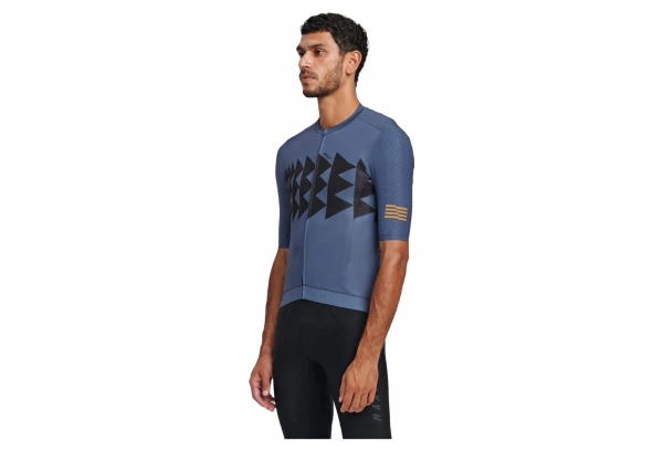 Maillot Manches Courtes Maap Phase Pro Hex Bleu Indigo