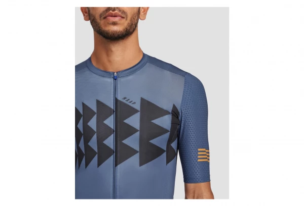 Maillot Manches Courtes Maap Phase Pro Hex Bleu Indigo – Image 4
