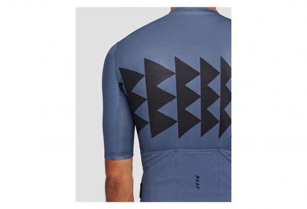 Maillot Manches Courtes Maap Phase Pro Hex Bleu Indigo – Image 5