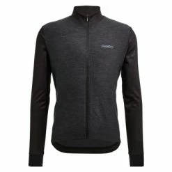 Maillot Manches Longues Santini Colore Puro Noir