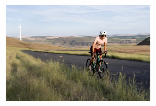 Maillot Femme Manches Courtes 7Mesh Horizon Sun-Rose – Image 5