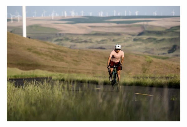 Maillot Femme Manches Courtes 7Mesh Horizon Sun-Rose – Image 7