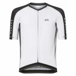 Maillot Manches Courtes Oakley Icon 2.0 Blanc/Noir